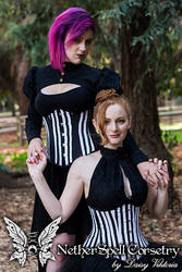 Gothic Beauties - Striped Corsets