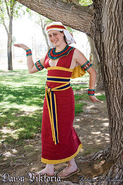 Red Egyptian Sheath Dress by DaisyViktoria on DeviantArt