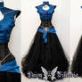 Black Sapphire Elf Princess Gown