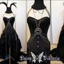 Black Raven Queen Corset Gown