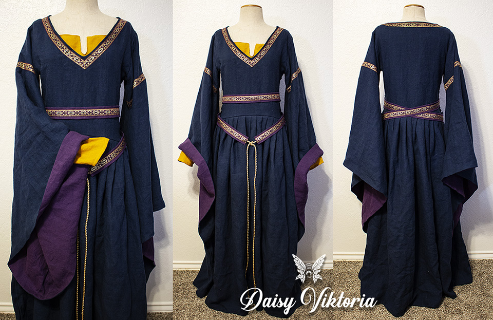 Medieval Princess Gown - 12th century Bliaut by DaisyViktoria on DeviantArt