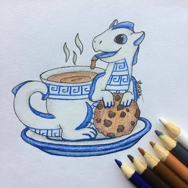 Cute China Teacup Dragon By Identra Doodles On Deviantart