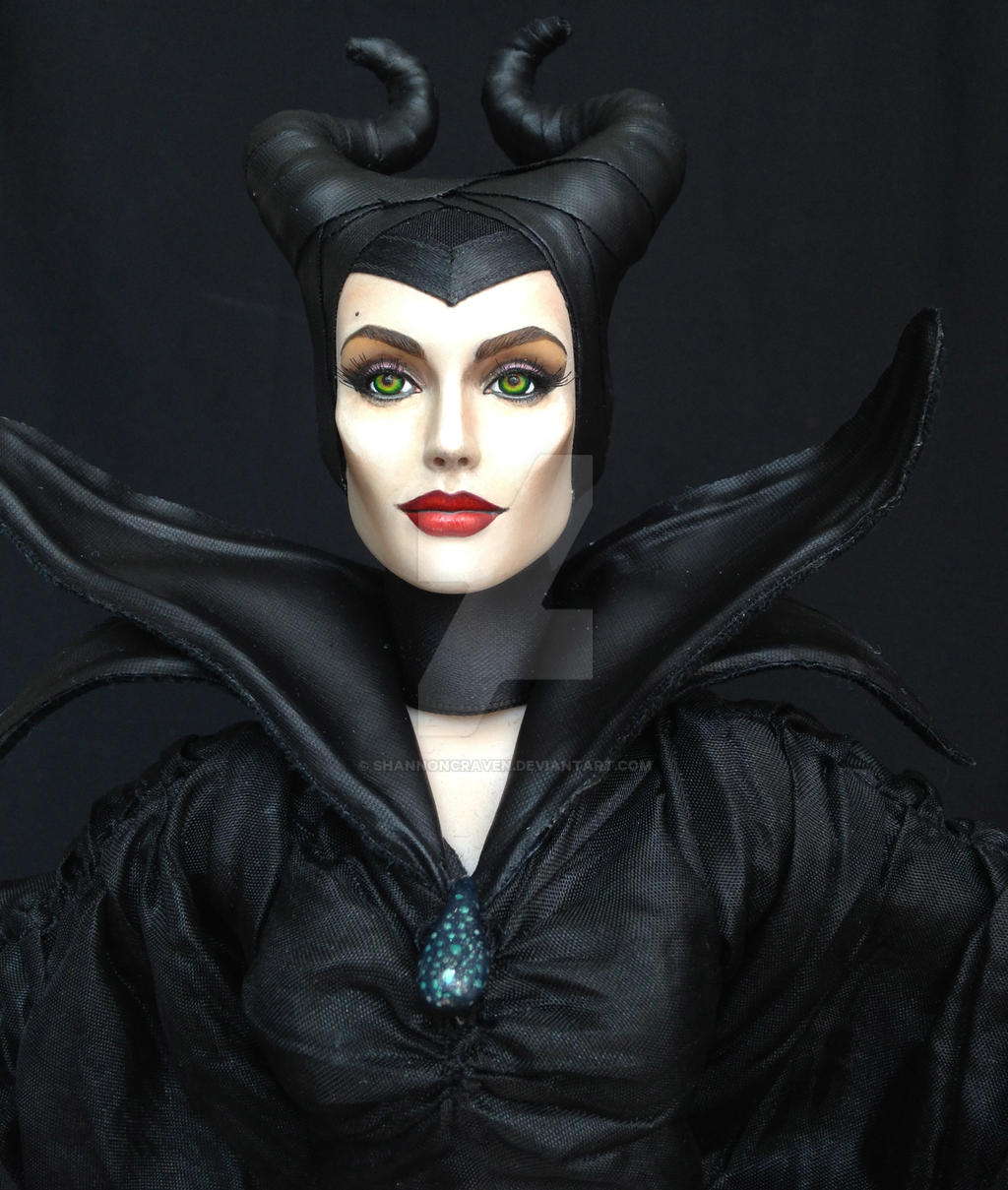 Maleficent Angelina Jolie Custom OOAK Tonner Doll