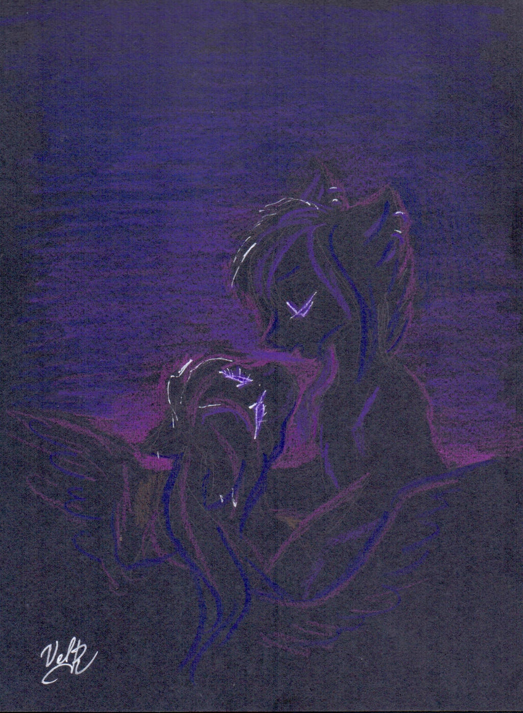 Beneath the moonless sky by velvetrwings