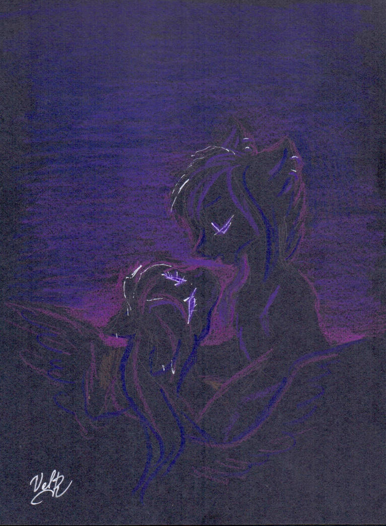 Beneath the moonless sky by velvetrwings