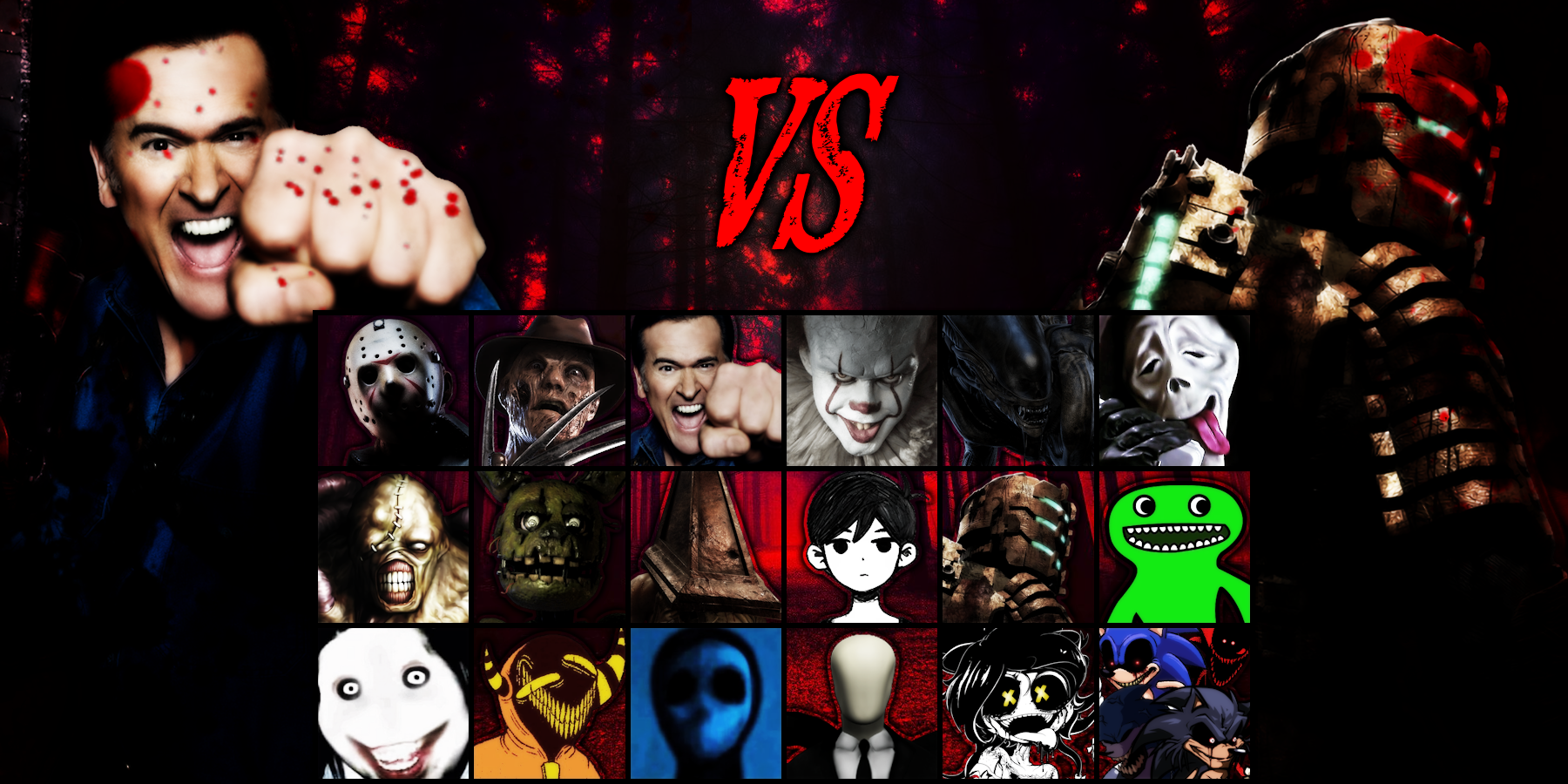 Scary A Roster Horror Fighting Game Roster by HumbleMorgana on DeviantArt