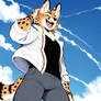 Serval And Sky