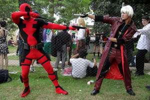 Cosplay Dante ad Deadpool