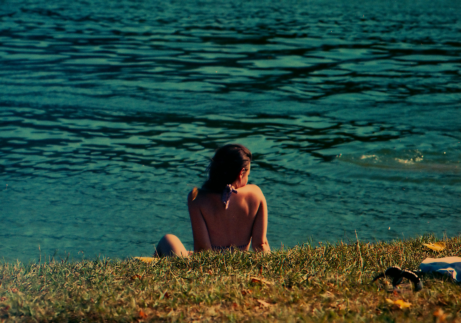 girl on the shore