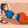 Chun Li Relaxing