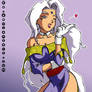 Urd in purple dress