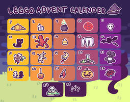 Leggo halloween advent