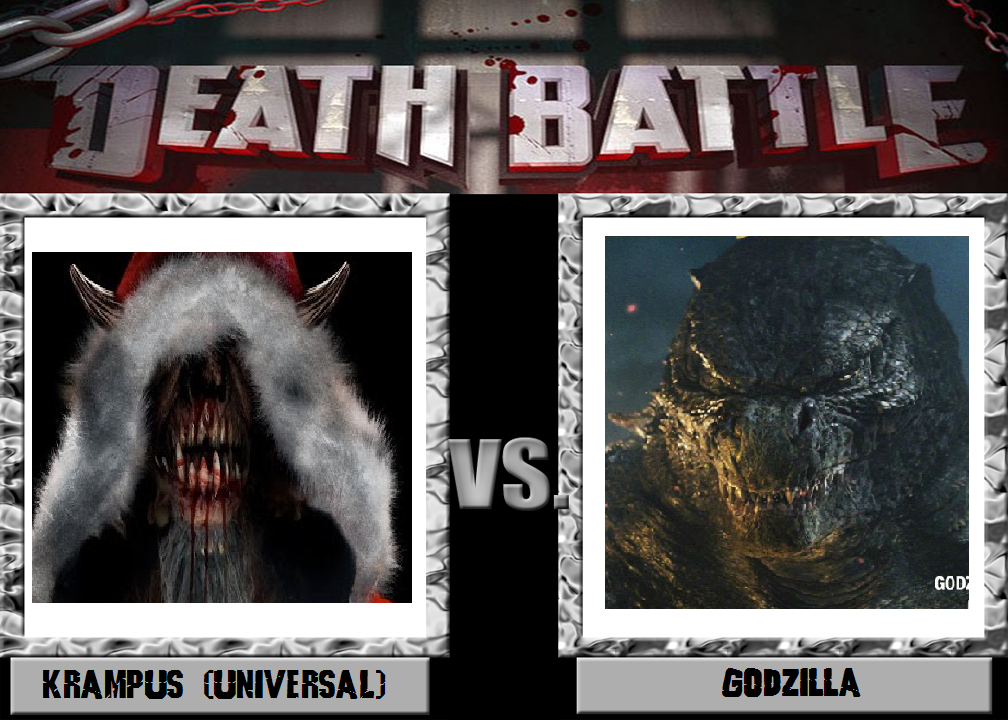 Death Battle - Krampus vs. Godzilla by UltimateCartoonFan99 on DeviantArt