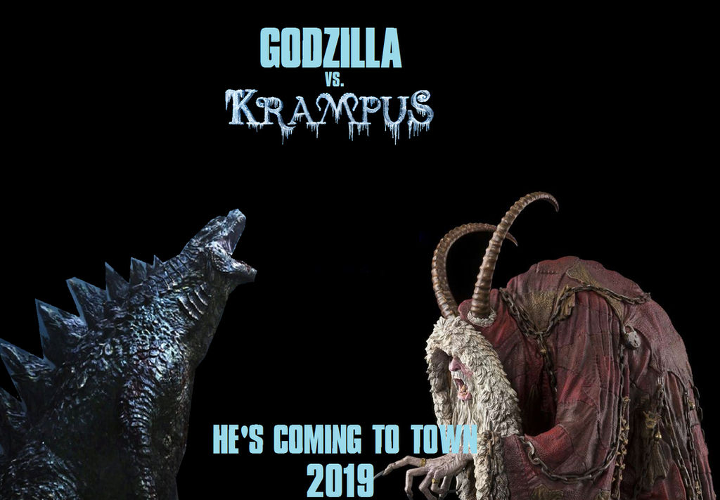 Day 13 - Godzilla vs. Krampus by UltimateCartoonFan99 on DeviantArt