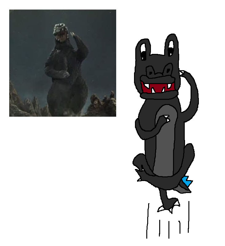 Godzilla Cheering Godzilla Dance by UltimateCartoonFan99 on DeviantArt