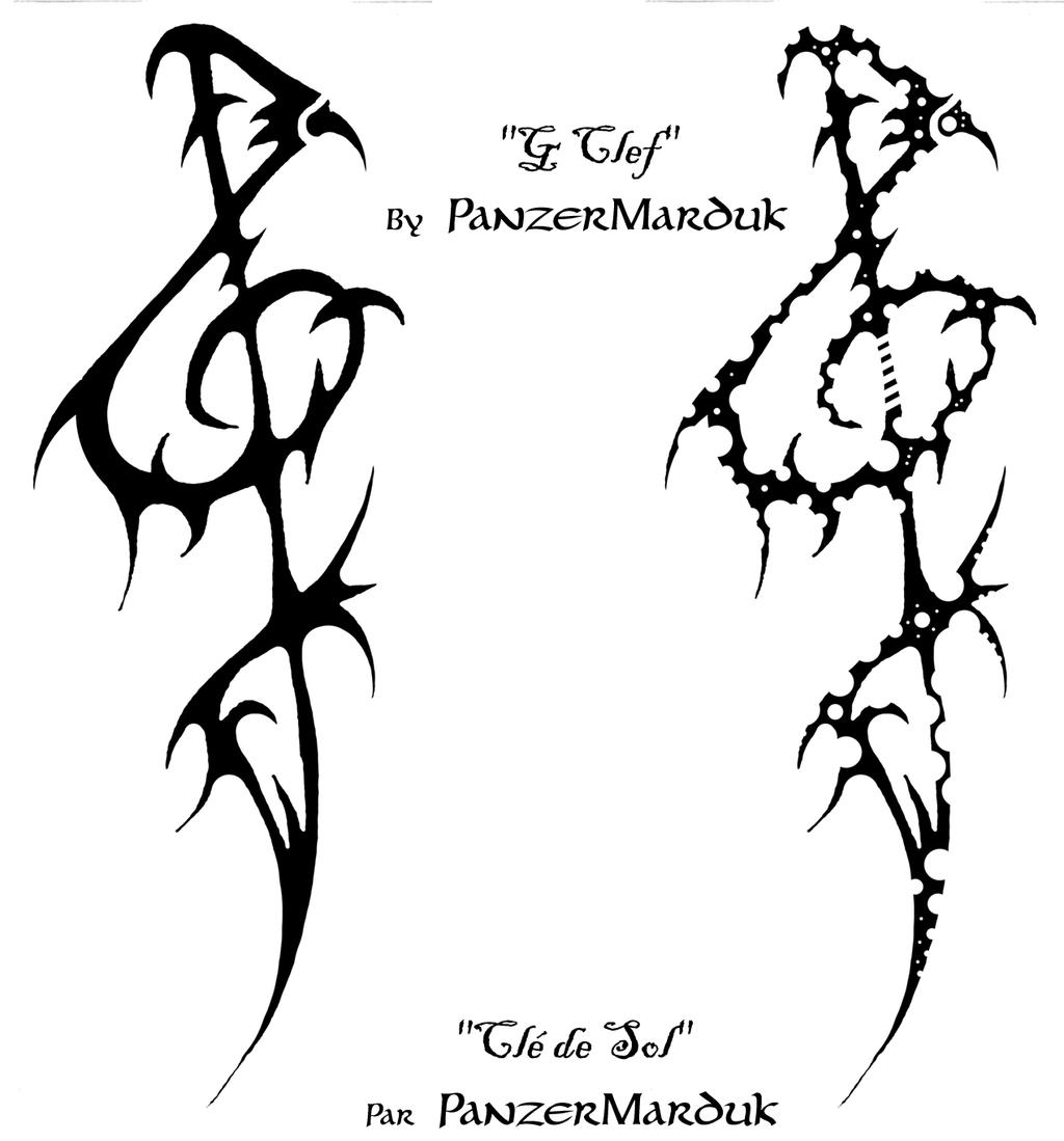 Cle De Sol Tattoo Design By Panzermarduk On Deviantart Cle De Sol Tattoo Design By Panzermarduk On Deviantart