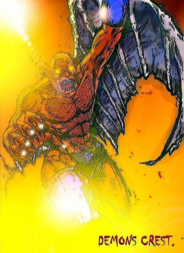 Demon's crest by teoiron on DeviantArt