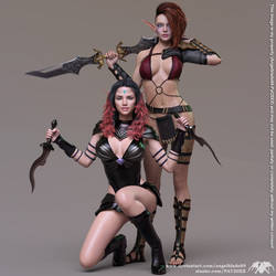 0 - Ryna X Phyxiel - Sisters of the Hunt
