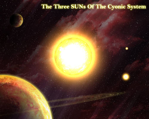 The Three SUNs Of The Cyonic System