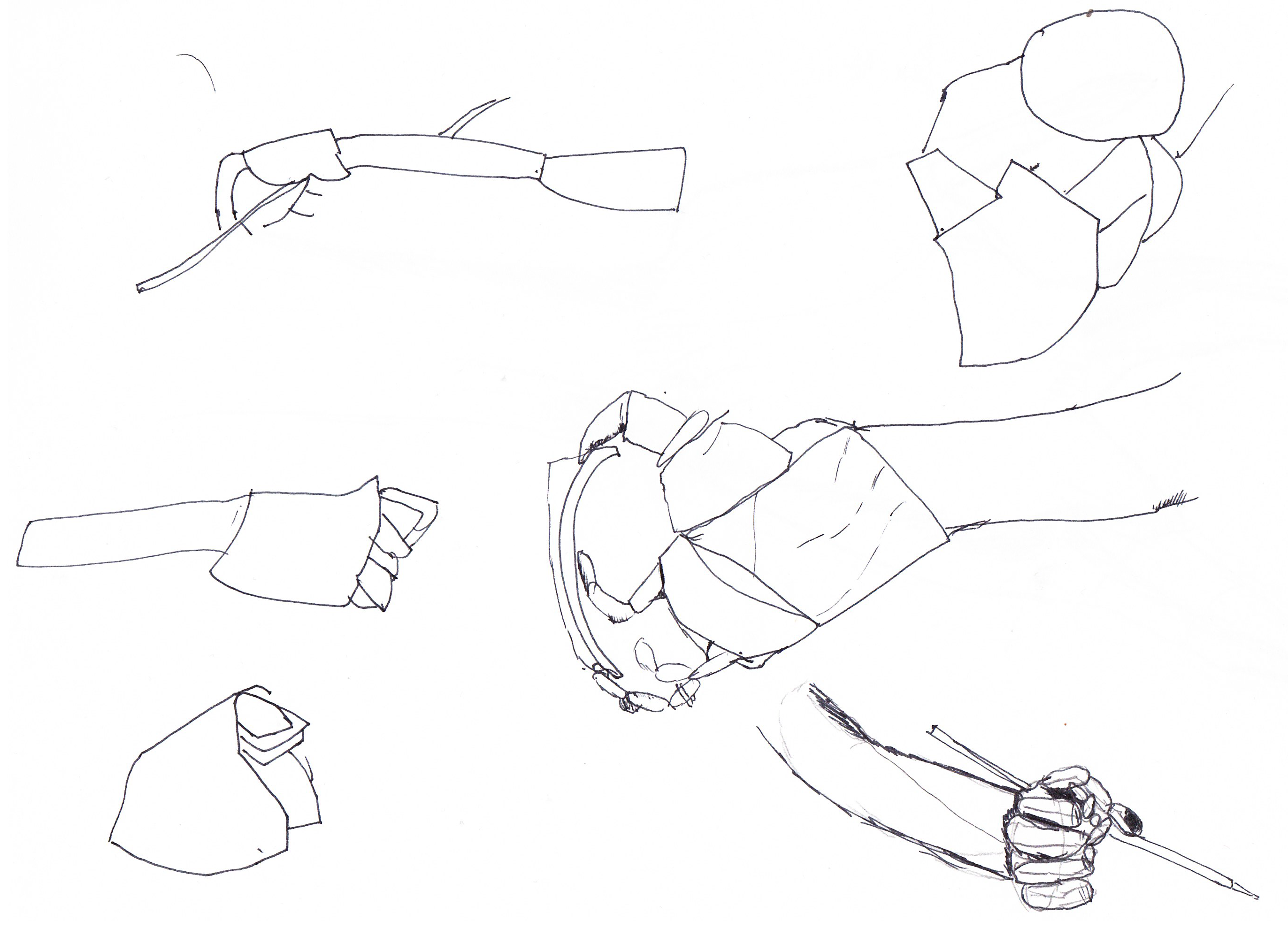 1 and 5 Minute Hands - Day 313 - Learning to Draw