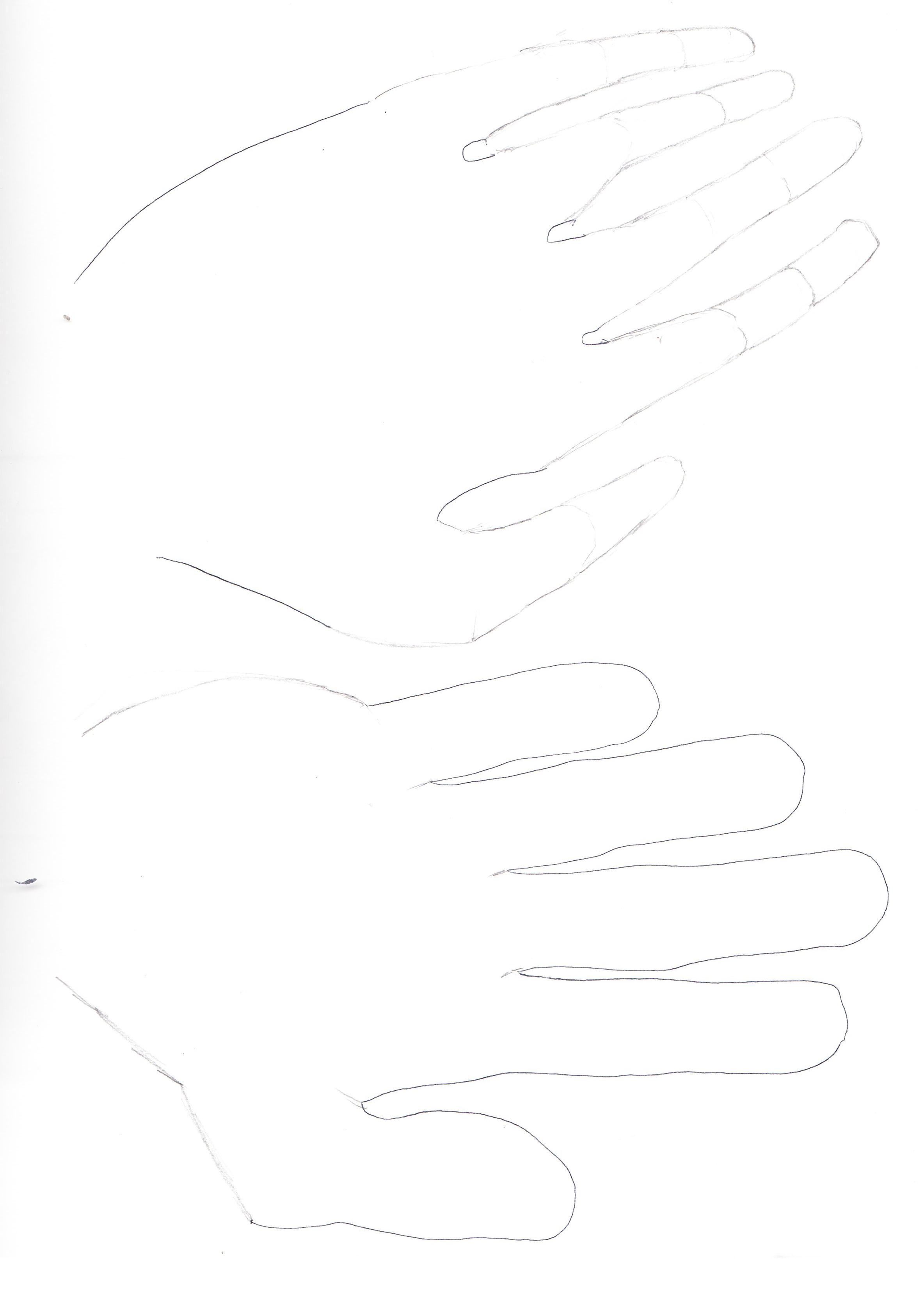 Traceable Hand Draw Partial Hand Tracing - Day 340 - Learning to Draw by JoshuaMatulin on ...