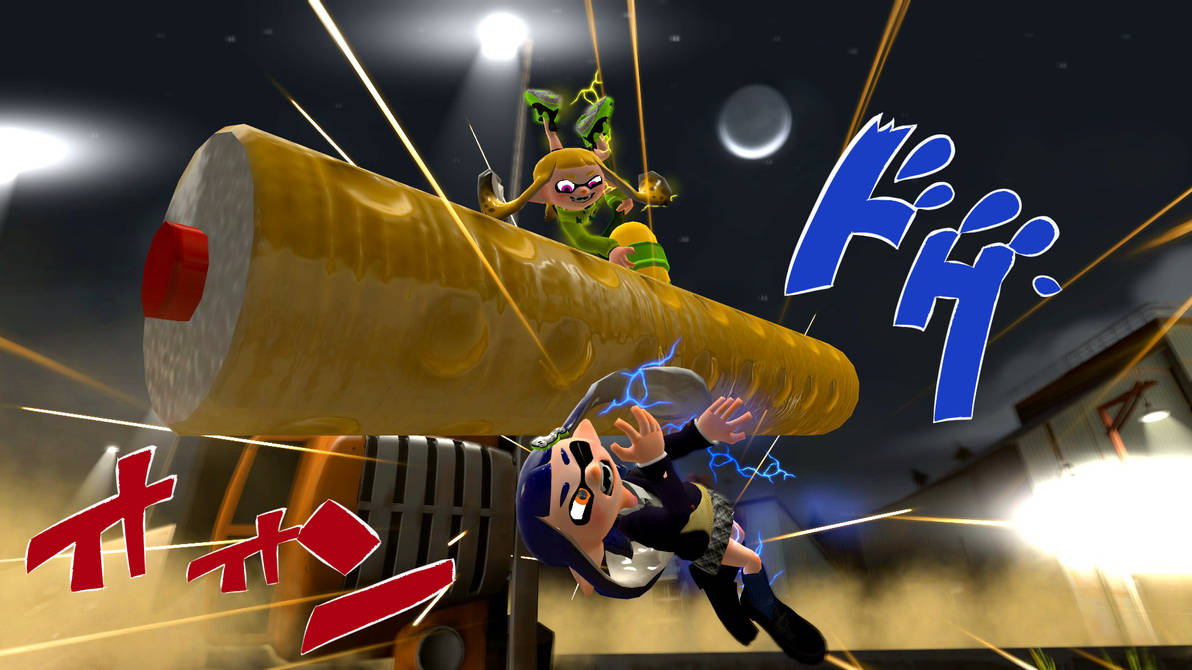 Splatoon - SPLAT ROLLER DA!!! by LolCat22 on DeviantArt