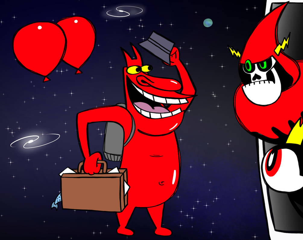 Red Guy Riley Red Guy introduces himself to Hater and Peepers by EternalEchoes on ...