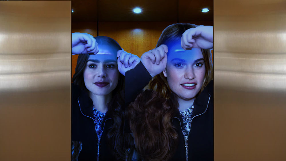 Lily James and Lily Collins Slitheen unzipping by Slitheen111 on DeviantArt