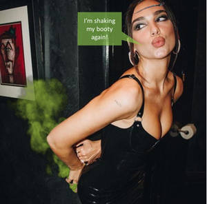 Dua Lipa farts 6