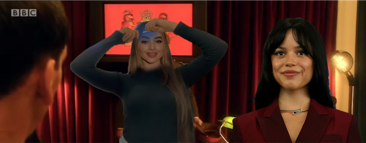 Sabrina Carpenter Jenna Ortega Slitheen 2 by Slitheen111 on DeviantArt