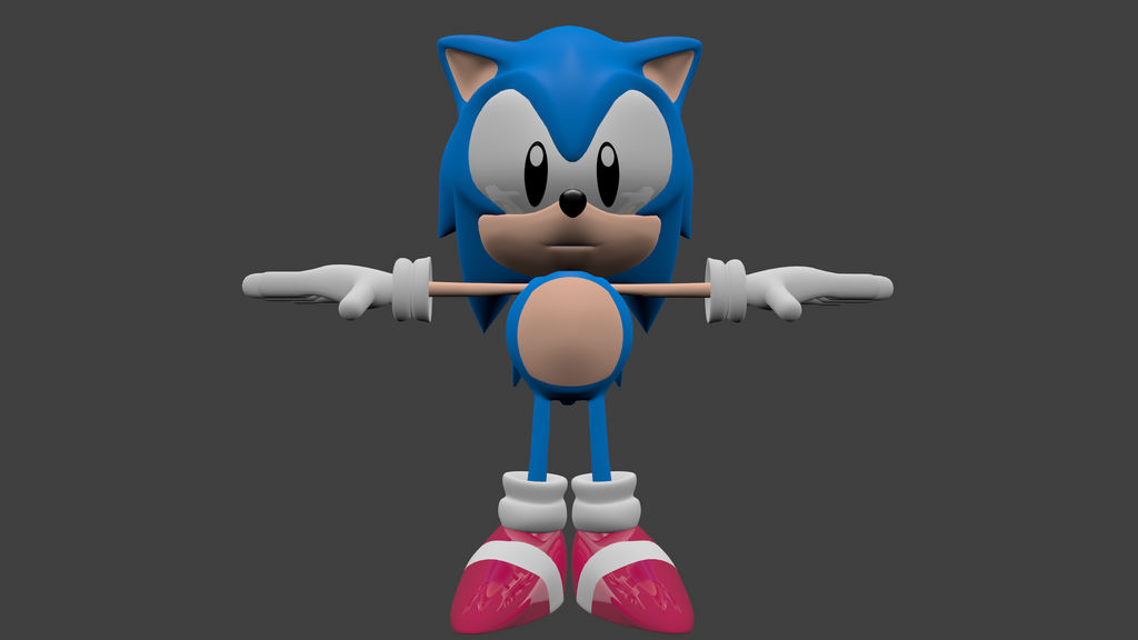 Classic Sonic by jperki on DeviantArt