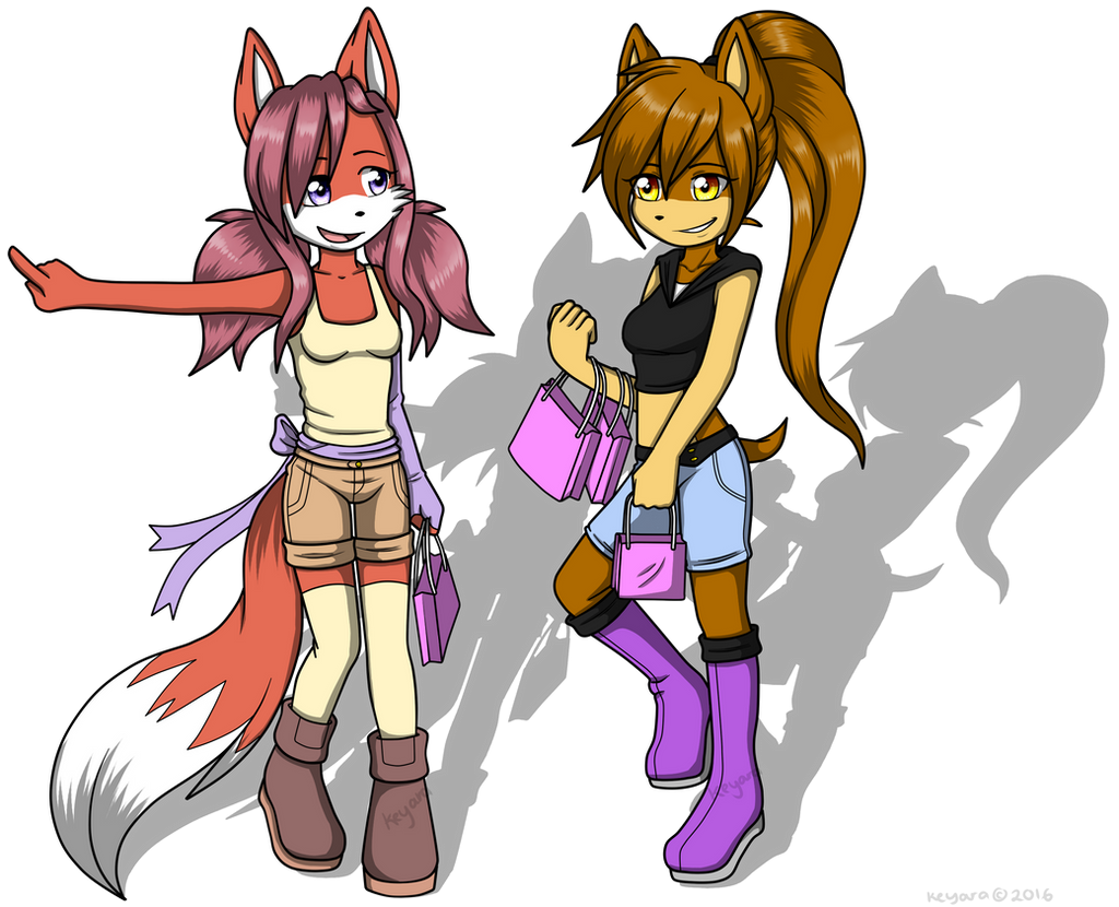 PC Girls day out by KeyaraHedgehog09 on DeviantArt