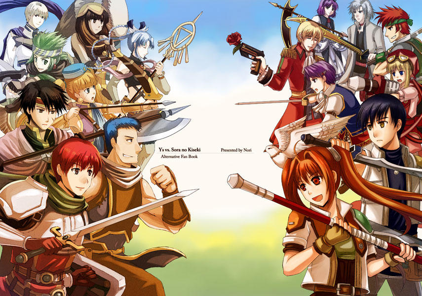 Ys vs. Sora no Kiseki by nori942 on DeviantArt