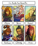 6 of my Avatar fan Characters by Athena-Tivnan