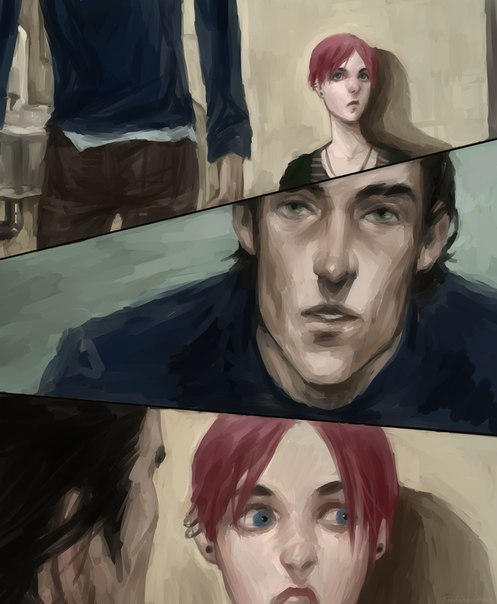 Girl and corpse in public toilet 2 by Alisias on DeviantArt