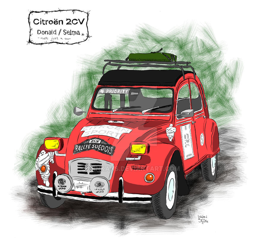 2 CV Cartoons by inkans on DeviantArt