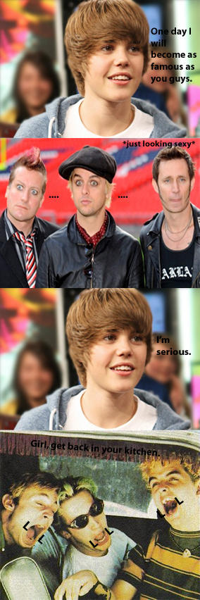 Green Day meets Justin Bieber