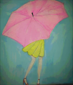 Pink Umbrella