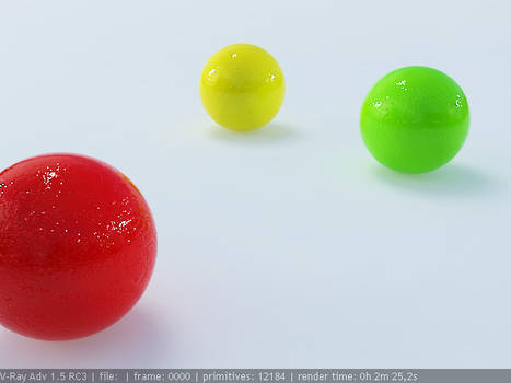 3ds max - reality - shinyball