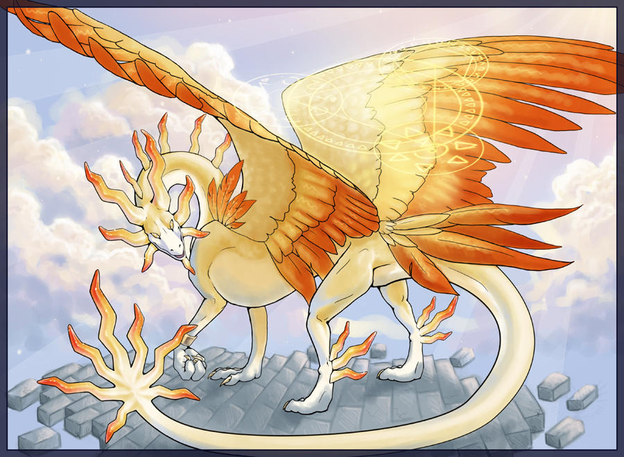 Solar Dragon by Firequill on DeviantArt