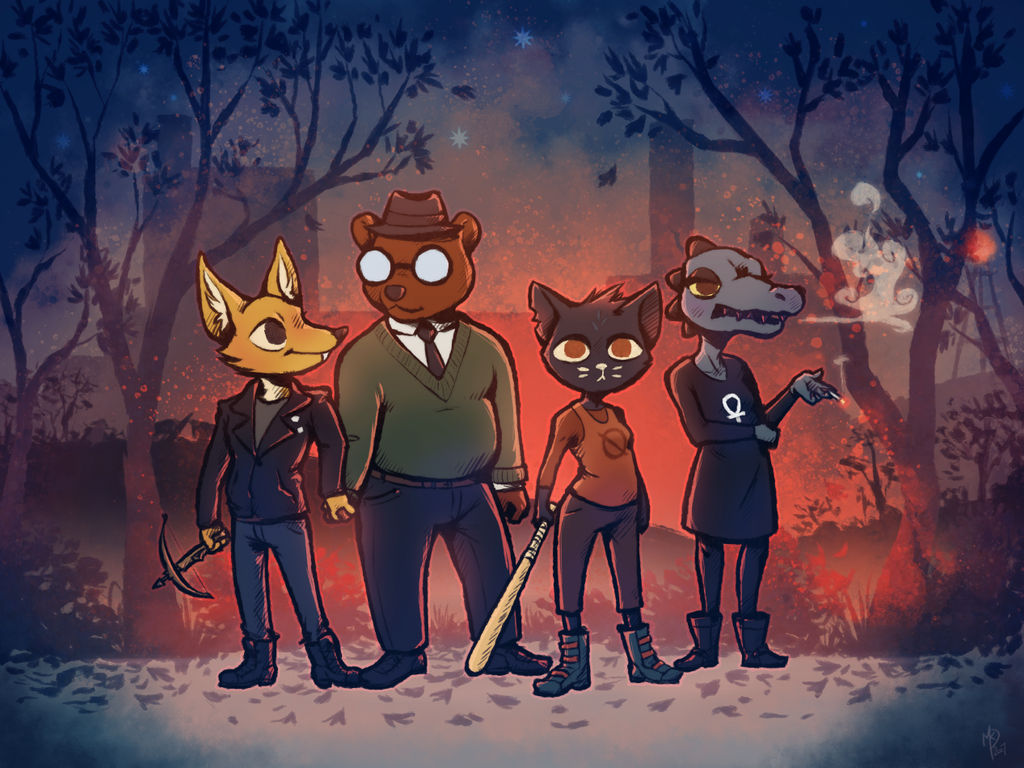 Night in the Woods by Firequill on DeviantArt