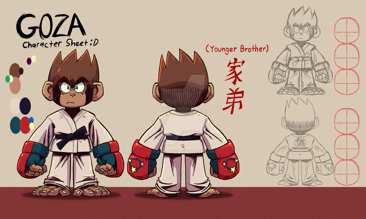 Goza GOZA Character sheet Goza 1 by Jared-Mihill on DeviantArt