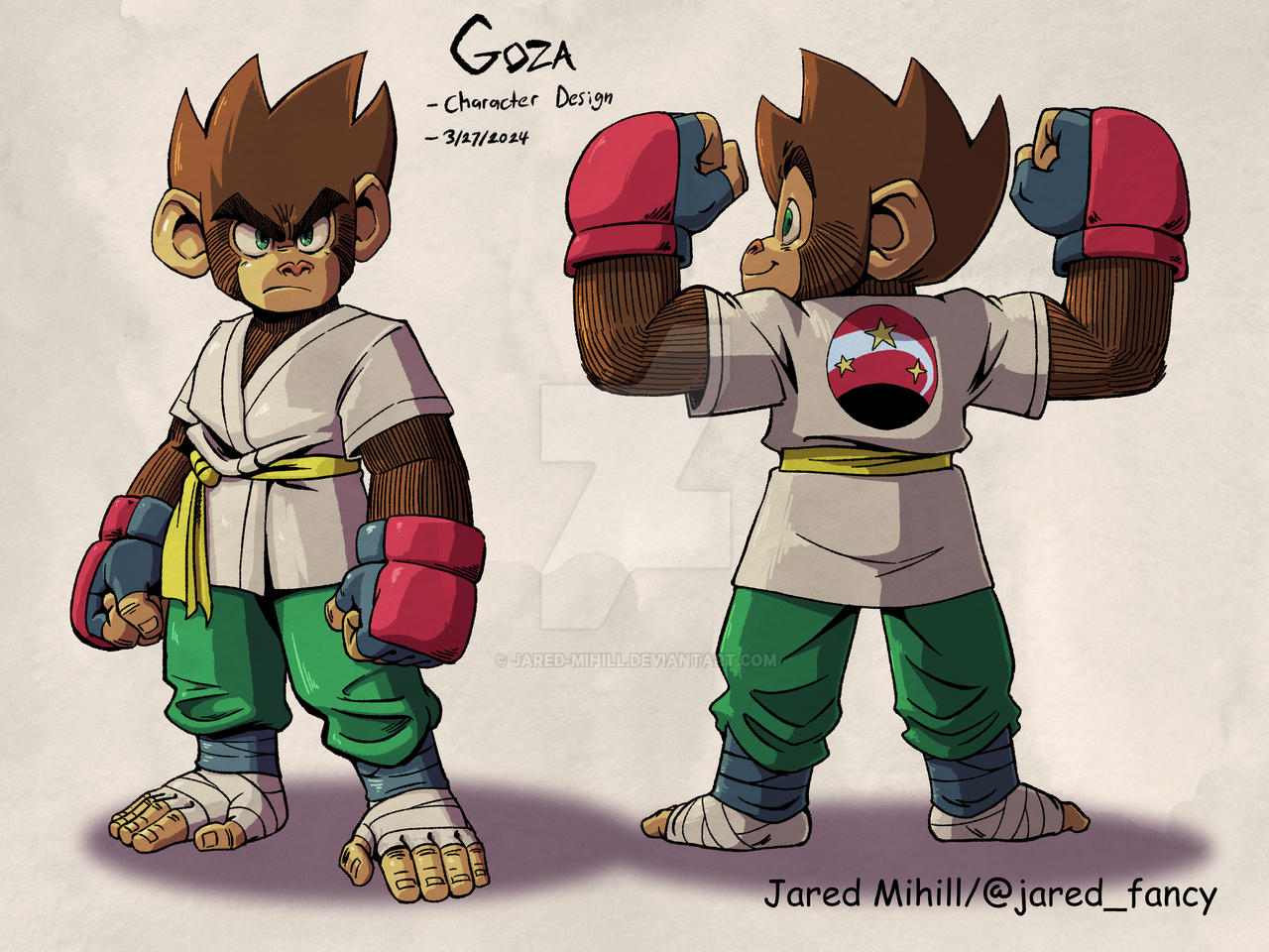 Goza GOZA: Second character study by Jared-Mihill on DeviantArt