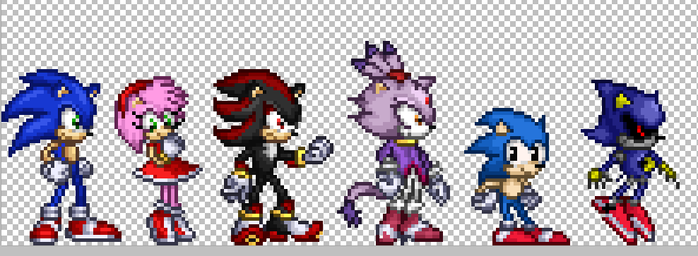 Sonic Chaos Remake - Sonic Sprites by SSBfangamer on DeviantArt