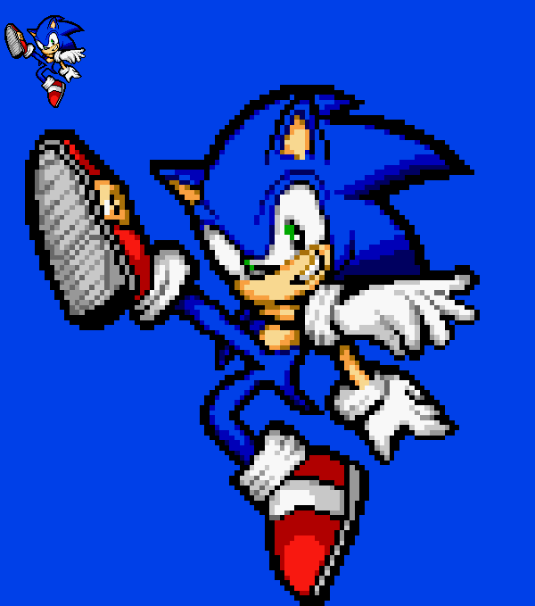 Super Sonic (Sonic X / Sonic Advance 2) : r/PixelArt