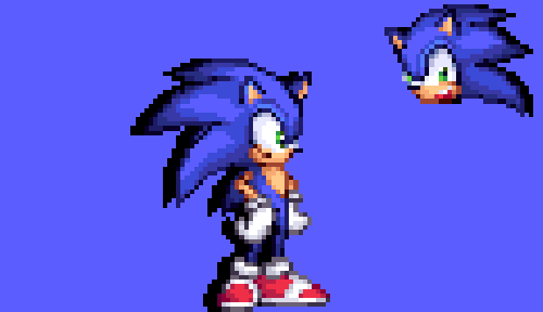 Sprites Sonic Sega Animação Animation - Sonic Advance Sonic Sprite