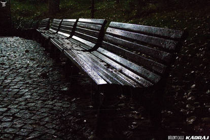 Empty Benches in Kugulu Park Of Ankara