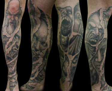 Award Winning Demon Leg Sleeve