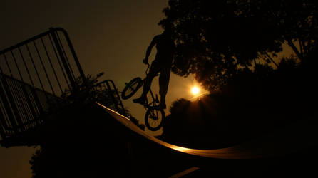 Sunset BMXing