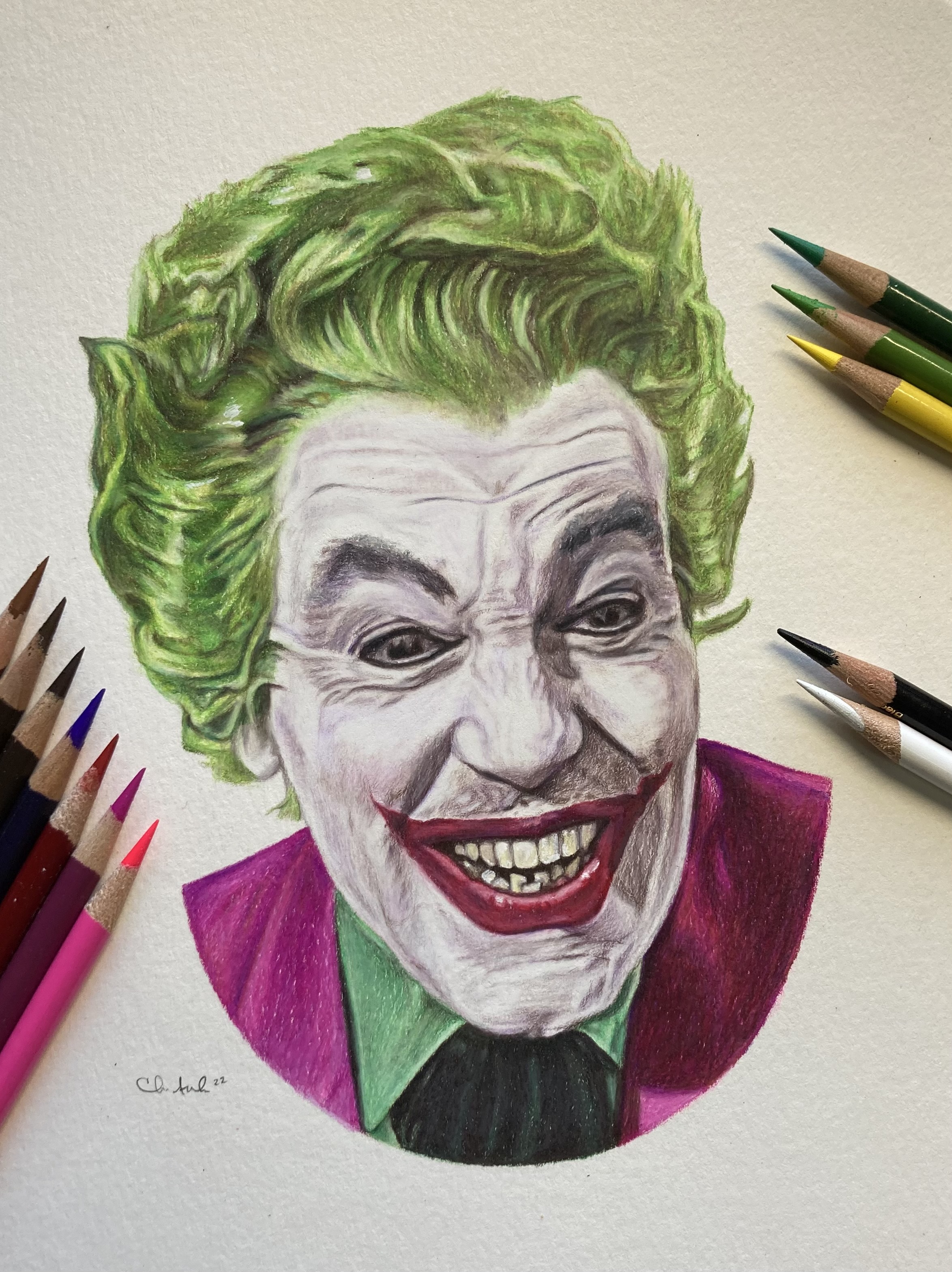 Caesar Romero as the Joker! by on DeviantArt